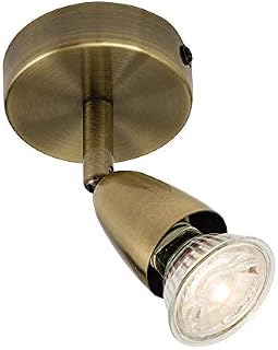 Saxby Amalfi 50W Single Antique Brass Decorative Commercial Domestic Adjustable Spotlight