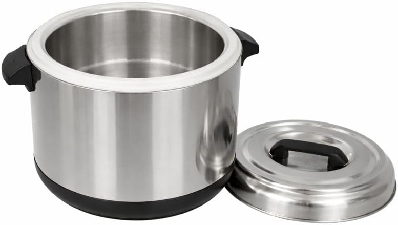 Commercial Sushi Rice Container, Food Service Rice Container for Restaurants, Sushi Bars and Catering (Stainless Steel, 96, Cups)