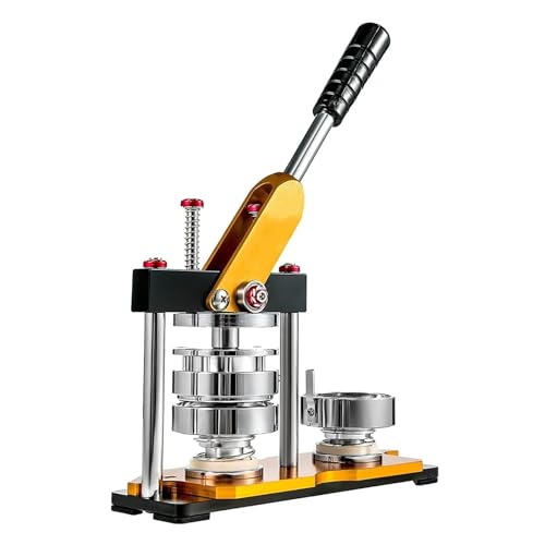 Badge Button Maker Machine - 100-800 Pcs Parts, DIY Pin Badges Set Press Tools with +Circle Cutter(25MM 100Pcs-Button)