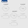 Daniks Classic Frying Pan Included, 12-Piece Stainless Steel Induction Cookware Set – Dishwasher Safe Pots and Saucepan with Lids, Measuring Scale, Silver #3