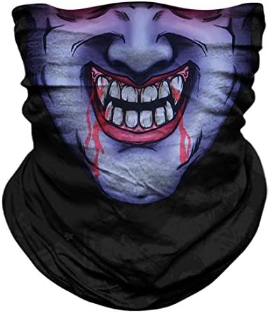 Seamless Neck Gaiter Shield Scarf Bandana Face Mask Seamless UV Protection for Motorcycle Cycling Riding Running Headbands
