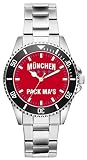 KIESENBERG Herrenuhr Armbanduhr München Geschenk Artikel Idee Fan Analog Quartz Uhr 6039