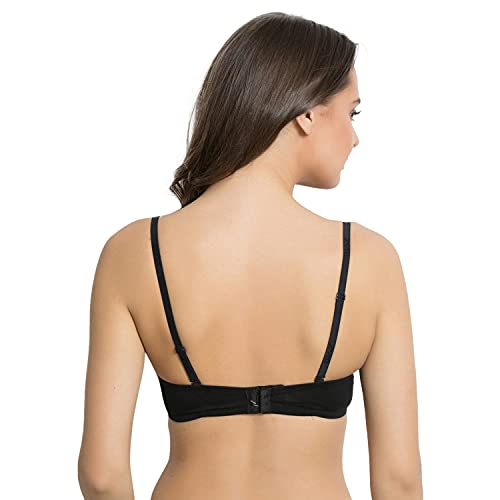 Image of Zivame Padded Wired 3 /4th Coverage T-Shirt Bra-Anthracite