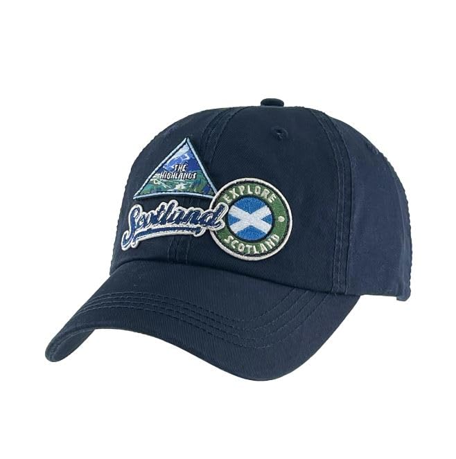 Casquette Big Country Navy Scotland Patch chapeau bleu marine