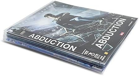 3L DVD Sleeves for Storage With Space For Cover - High Quality DVD Plastic Sleeve / Pocket - 100 Pcs Pack - 10281