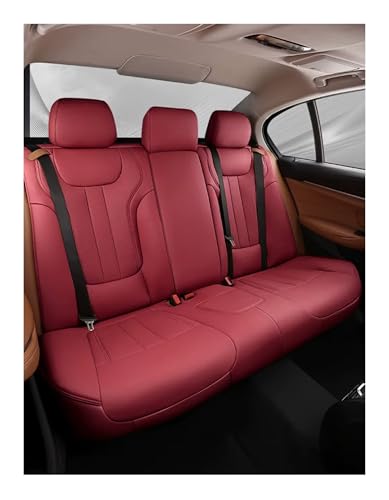 Housse de siège voiture en cuir PU pour Benz Classe C luxe et protection arrière