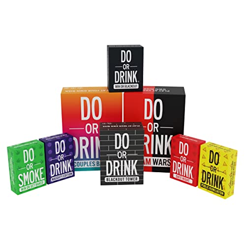 Do Or Drink Blackout Tower Drinking Game - Adult Party Game With 54 Blocks And Challenge Recommendations - Fun Drunk Game For Game Night - Great Gift For Pregames, Bachelorettes, Couples, And More #TOP7