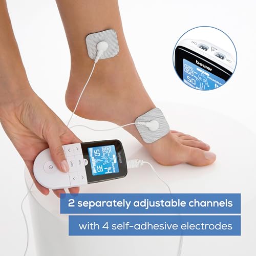Image of Beurer Pain Relief Products With Reliable German Technology (Digital TENS EMS EM49), White