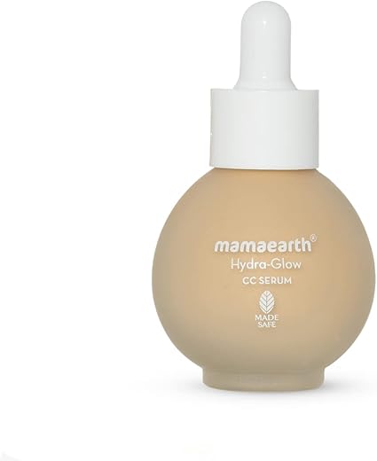 Mamaearth Hydra-Glow CC Serum with Vitamin C & Hyaluronic Acid – 01 Vanilla – 30 ml