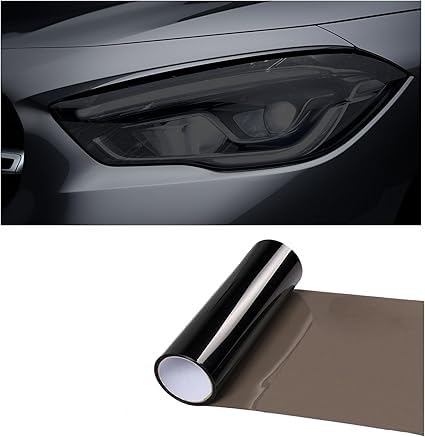 AMAZBIRD Car Light Tint Film, Headlight Fog Light Taillight Tint Film, 12 x 48 in, Self-Adhesive Vinyl Wrap Protector Film for Cars, Trucks (17 X 78 INCH, Grey Smoke)-image-47