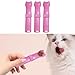 3X Cat Strip Squeeze Spoon Cat Treat Dispenser,Cute,Cat Stripe Snack Squeezer Cat Strip Feeders for Snack Wet Food, Pink