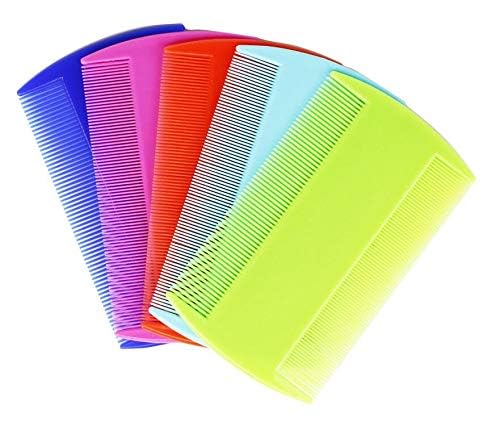 CDOFFICE 5 pçs de pente de piolhos para cuidados com dentes finos para cães e gatos