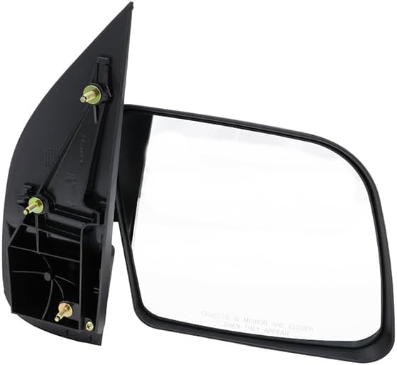 For Ford E-150 E-250 E-350 E-450 1992 93 94 95 96 97 98 99 00 01 02 03 04 05 06 2007 Manual Textured Black Side Door View Mirror Passenger Right