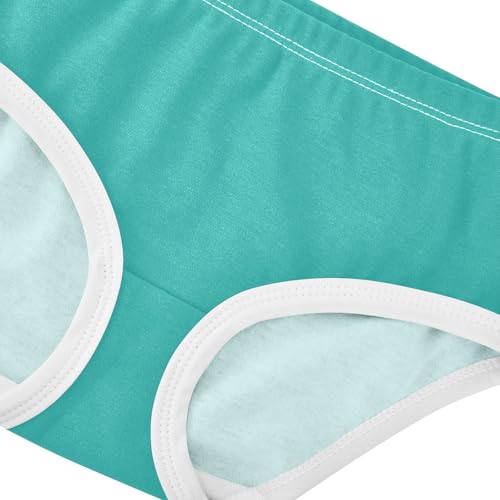 Joisal Toddlers Underwear Floral 2t Cotton Panties Little Girl Animals Undies Kids Briefs Sea Green Blue4