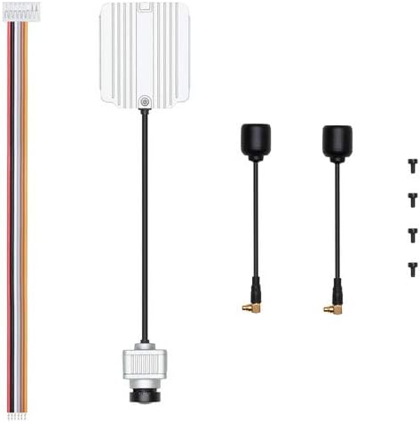 DJI FPV Air Unit components including module, camera, antennas, and cables