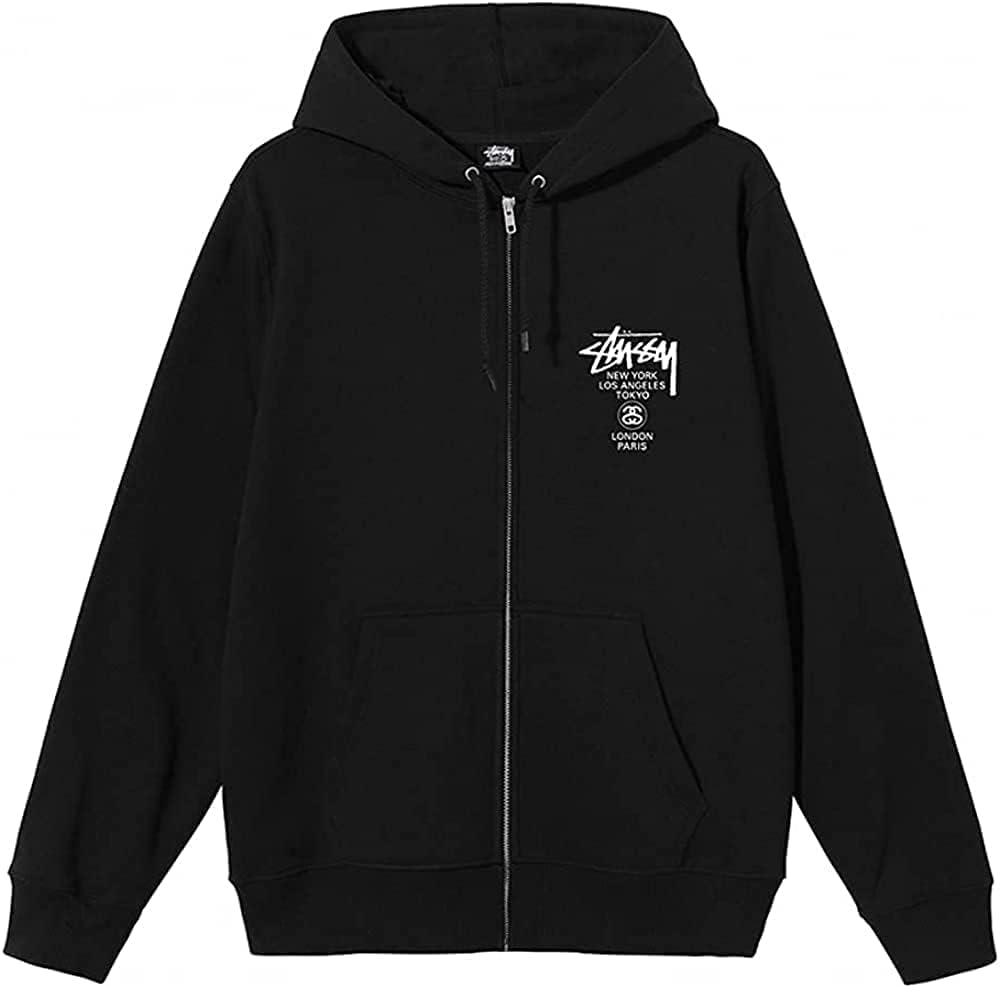 STUSSY WORLD TOUR ZIP HOODIE☆ ジップパーカー XL Amazon.co.jp: [ステューシー] WORLD TOUR ZIP HOODIE ジップアップ