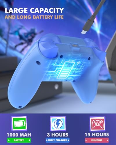 image for Bcofo PC Gaming Controller with 2.4G Adapter, Wireless Game Gamepad fo