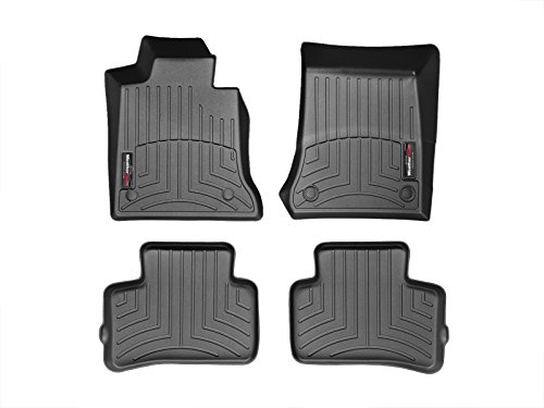 WeatherTech Custom Fit FloorLiner for Mercedes-Benz GLK-Class - 1st & 2nd Row (Black)