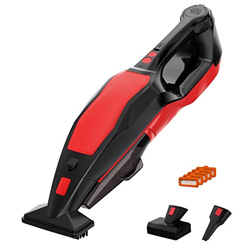 Handheld Carpet Cleaner Machine Cordless, POWERGIANT 9000PA Portable Pet Stains Spot Cleaner and Wet Dry Vacuum Cleaner for Upholstery Home Couch Carpet Cleaning