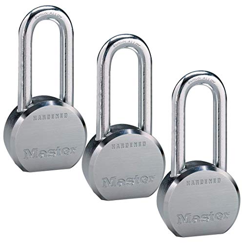 Master Lock - (3) High Security Pro Series Keyed Alike Padlocks 6230NKALH-3 w/BumpStop Technology