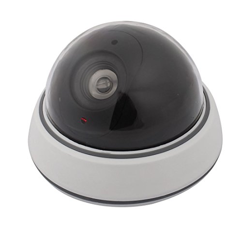 Aexit Dome Electronic security Dummy Camera Hemisphere Flashing Red Light Surveillance CCTV