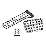 Keenso Pedalabdeckungen, Rutschfestes Gaspedal-Set, Angenehmes Fußgefühl, für C-Klasse E-Klasse GLC CLS 2014 2018