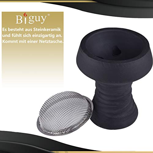 Biguy® Premium Shisha Kopf, mit Tabak Sieb, optimale Hitzemanagement, für Starker Geschmack und Genieße den Spaß Rauchen… – Bild 3