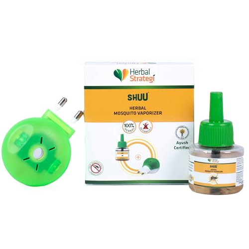 Herbal Strategi Shuu Mosquito Vaporizer 40ml + Machine | 100% her...