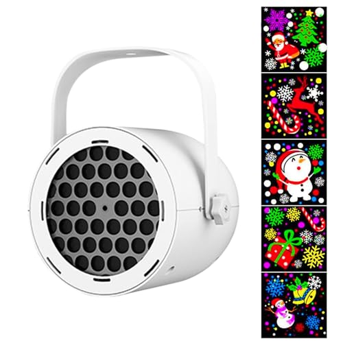 クリスマスプロジェクター 屋外用,調整可能 16 パターン 照明 | 雪の結晶 プロジェクター ライト 屋外用 | 寝室 夜 子供部屋 天井 外装 家 外部空間 用