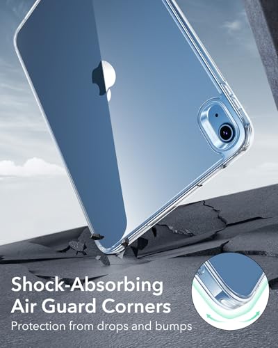 Image of ESR for iPad (A16) 11th /10th Generation Case(2025 /2022), Thin and Lightweight, Yellowing Resistant, Hard Acrylic Back, Air-Guard Corners, Flexible Frame, Classic Hybrid Back Cover, Clear