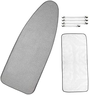 Extra-Wide Ironing Board Cover and Pad Replacement with Scorch and Stain Resistant Thick
