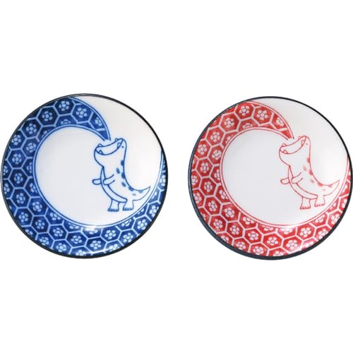 江戸っ子恐竜 まめ皿・箸置ペア EK88-Y02