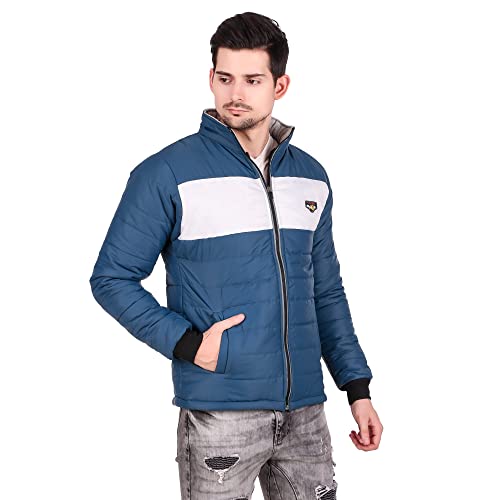Image of Christy World Men's Regular fit Jacket (FULJJACT 08 BGRN L Green Large)