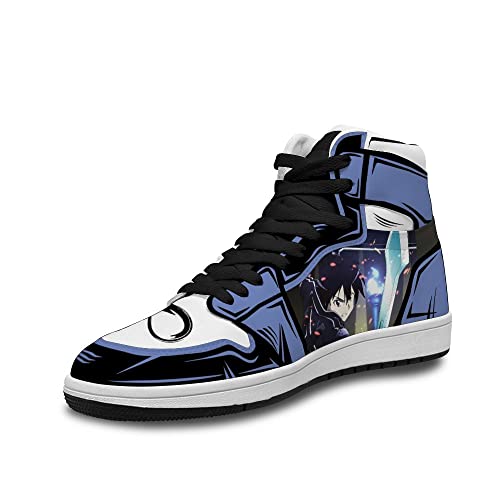 Chaussures de basket-ball Obsession imprimé animé respirantes lacet taille 43 1/3