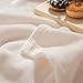 Bedsure Flannel Fleece Luxury Blanket Light Pink Throw Size Lightweight Cozy Plush Microfiber Solid Blanket