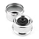 RhinoTuning 2 Stück Satz 62mm Staubkappe Fettkappe OD 68mm ID 62mm Schutzdeckel Radnabe Kompatibel mit Lastkraftwagen/Anhänger/Boote (Chrom Mit Stopfen)