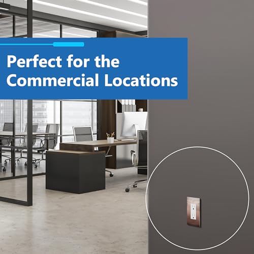 Image of LIDER Decorator Metal Wall Plate, Temperature and Impact Resistant, Screwless Cover, Modern Decoration Upgrade, Mid-Size 1-Gang 4.88 inch x 3.11 inch, UL Listed, Stainless Steel, Polished Rose Gold, 1-Pack