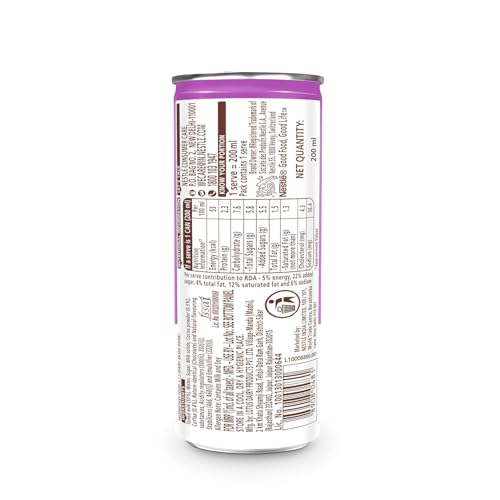 Image of Nestle Cold Coffee Latte, Choco, 200 ml Can