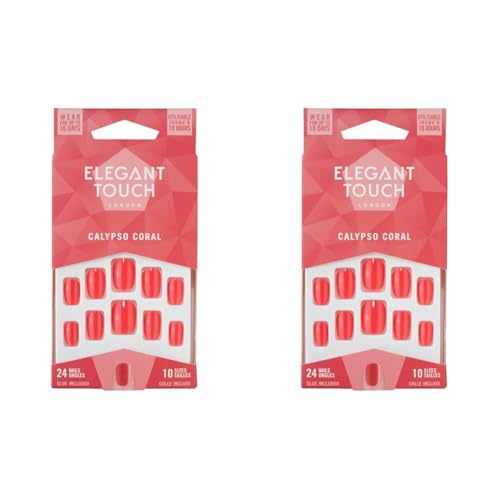 Elegant Touch Core Colour Calypso Coral (Pack of 2)