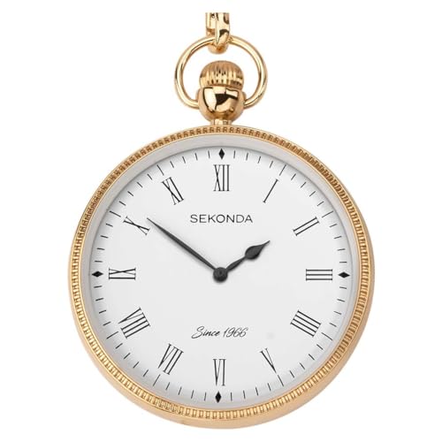 Sekonda Gold IP Alloy Steel Pocket Watch Men's 1793.30