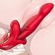 Dildo Vibrator Sex Spielzeug für die Frau, Vibration für Frauen Vibratorensets für Frauen Klitoris Sexspielzeug,Sex Toyset für Woman mit 10 Stoß & Schwing Leckmodus Paar-Vibratoren (M)