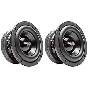 (2) Skar Audio EVL-65 D2 6.5″ 400 Watt Max Power Dual 2 Ohm Car Subwoofers, Pair of 2