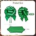 12 pcs Large Christmas Bows for Gift Wrapping,5inch Wide Xmas Pull Bows for Presents,Christmas Gift Bows for Gift Baskets,Christmas Tree,Wine Bottles,Christmas Decorations （Green）