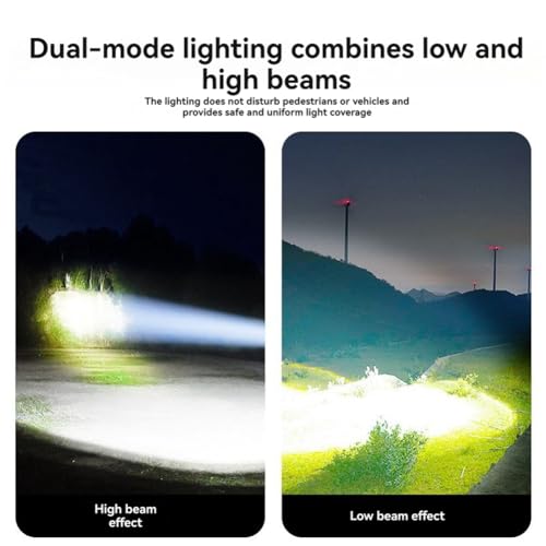 Lampe frontale vélo LED USB compacte et puissante pour le cyclisme nocturne