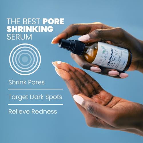 Niacinamide 5% Serum for Face – B3 Pore Minimizer, Acne Treatment & Dark Spot Corrector with Hyaluronic Acid, Vitamin E, Aloe & Neem – Anti-Aging, Non-Greasy, Hydrating, 2oz