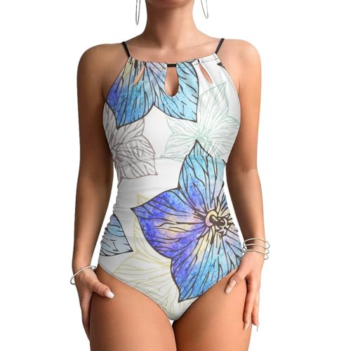 Monokini de plage premium avec maintien du buste et imprimés floraux exclusifs
