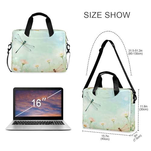 Maletín con cremallera para laptop 15.6" con asa y correa miniatura 5