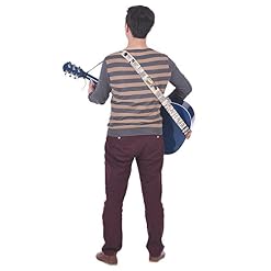 HUIOP Confortable réglable épaule de sangle de guitare en cuir synthétique termine pour Acoustic Folk Classique Guitares électriques Basse,sangles de guitare électrique - Les Beatles, Paul McCartney, John Lennon, RIngo Starr, George Harrison HUIOP Confortable réglable épaule de sangle de guitare en cuir synthétique termine pour Acoustic Folk Classique Guitares électriques Basse,sangles de guitare électrique – Image 7