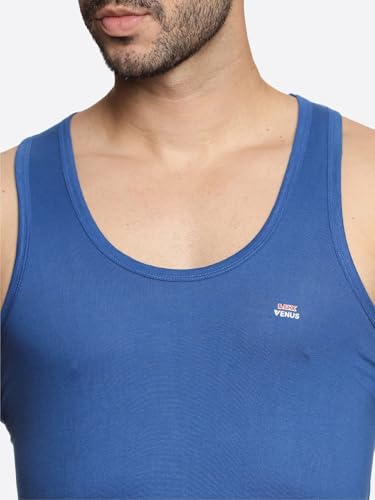 Image of LUX VENUS Men's Vest - 100% Cotton Premium Baniyan (Color May Vary)