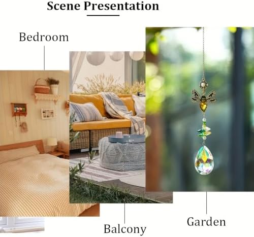 3pcs Animal-Shaped Colored Crystal Sunlight Catcher Set with Rhinestone Prism – Perfect for Window, Home, and Garden Decoration; Ideal Girl's Gift, Car, and Thanksgiving Decor — view 5